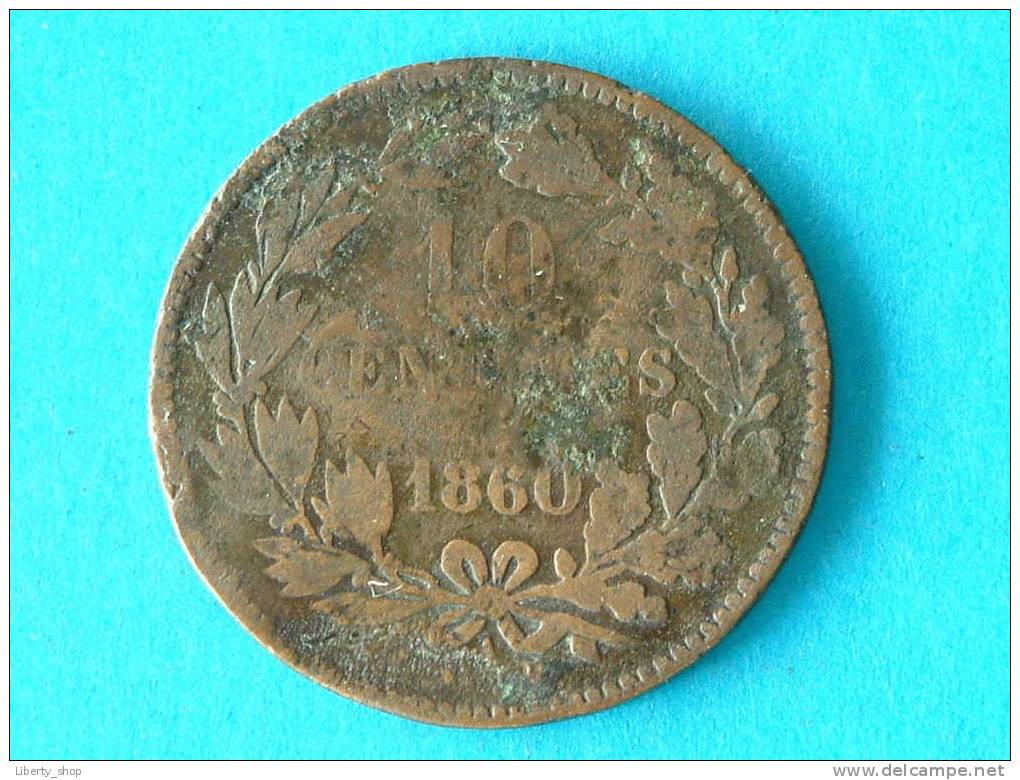 10 CENTIMES 1860 - KM 23.2 ! - Luxembourg