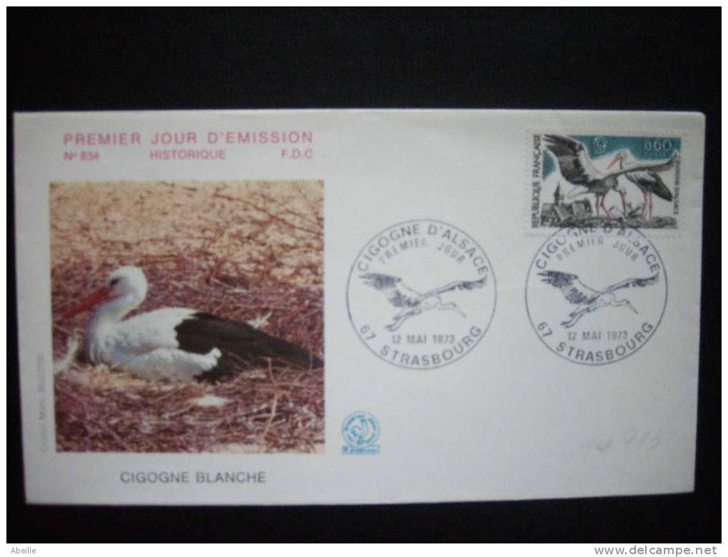 14/913   FDC   FRANCE - Cigognes & échassiers