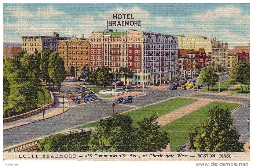 Boston Mass. - Hotel Braemore - 1940s - Non Circulée - Unused - Boston