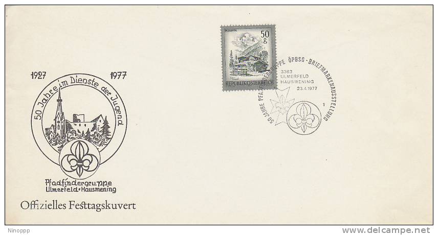 Austria-1977 50 Years Of Scouting In Ulmerfeld-hausmening Souvenir Cover - Other & Unclassified