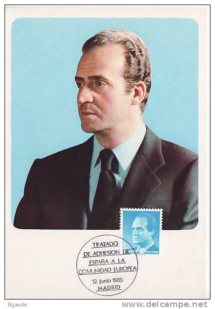 ESPAGNE Carte MAXIMUM   Num-Yvert 2413 JUAN CARLOS - Maximum Cards