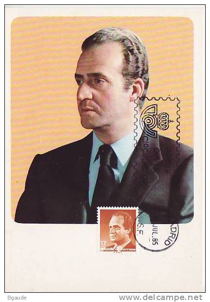 ESPAGNE Carte MAXIMUM   Num-Yvert 2418  JUAN CARLOS - Tarjetas Máxima