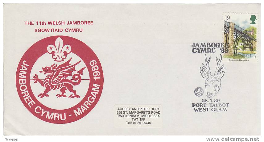 Great Britain-1989 Jamboree CYMRU Souvenir Cover - Autres & Non Classés