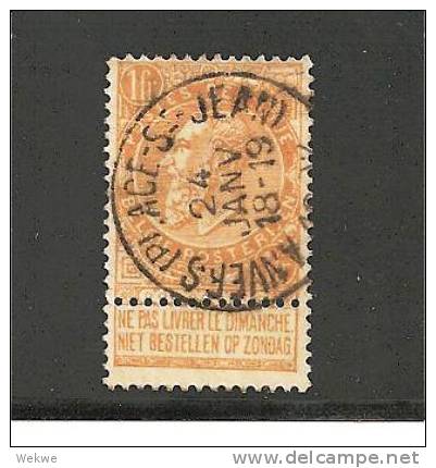 Bel Mi.Nr. 69/  BELGIEN -  Mit TAB - 1893-1900 Schmaler Bart