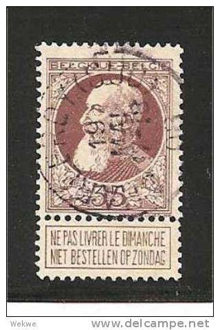 Bel Mi.Nr. 74 / BELGIEN - 1905 Breiter Bart