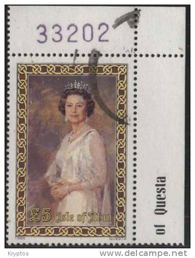 Isle Of Man 1985 - Queen Elisabeth II £5 Stamp - Isle Of Man