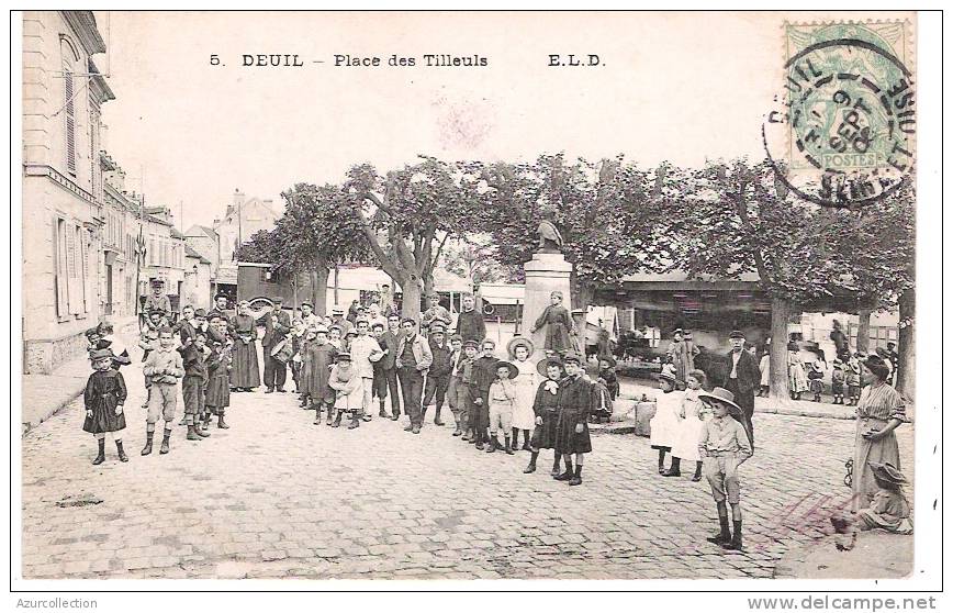 PLACE DES TILLEUILS + TAMBOUR DE VILLE (PT PLAN ) - Deuil La Barre