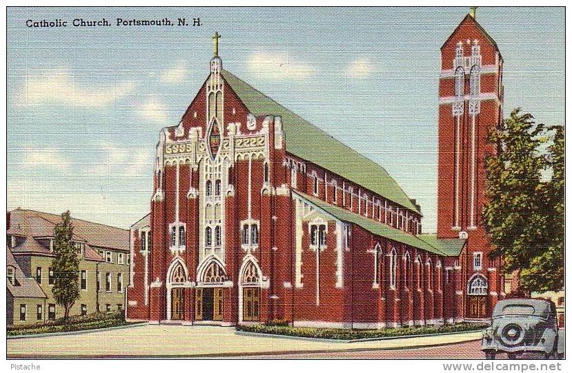 Portsmouth New Hampshire NH - Catholic Church - Église Catholique - 45-50s - Neuve Unused - Andere & Zonder Classificatie