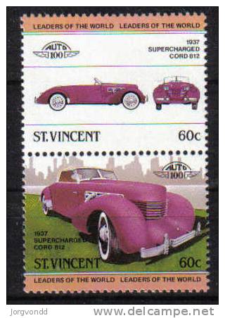 St.Vincent-1983-Autos I-(666-667)postfrisch - St.Vincent (1979-...)