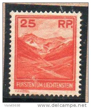 LIECHTENSTEIN : TP N° 111 * - Ungebraucht