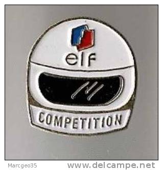Pin's Casque ELF "compétition" Course Automobile, Rallye, Moto - Car Racing - F1