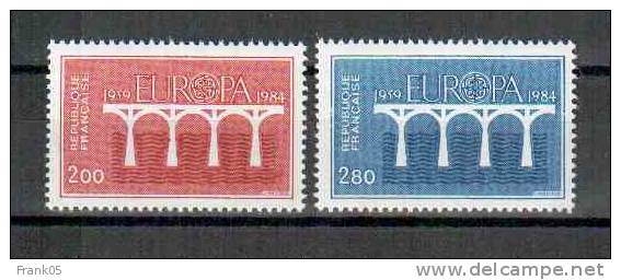 Frankreich / France 1984 Satz/set EUROPA ** - 1984