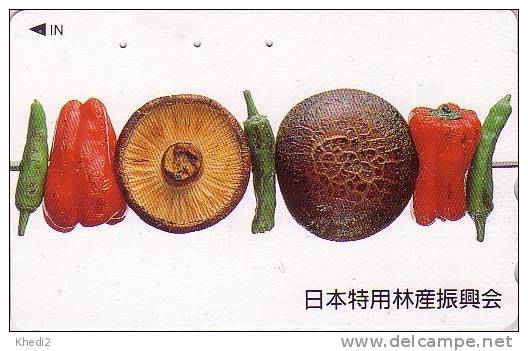 TC Japon - CHAMPIGNON - MUSHROOM  - Japan Phonecard - FUNGO Fungi PILZ Seta - 39 - Fiori