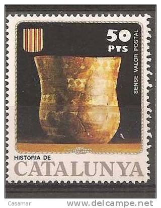 Baso Campaniforme Olius Solsona Ceramica Pottery Neolithic Neolithique Prehistoire Prehistory Poster Stamp Vignette - Préhistoire