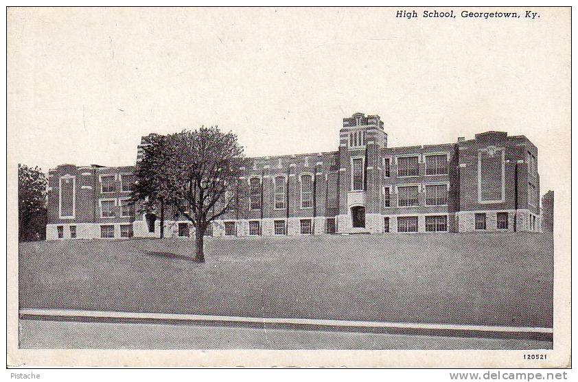 Georgetown Kentucky - High School - 1940-50s - Neuve Unused - Autres & Non Classés