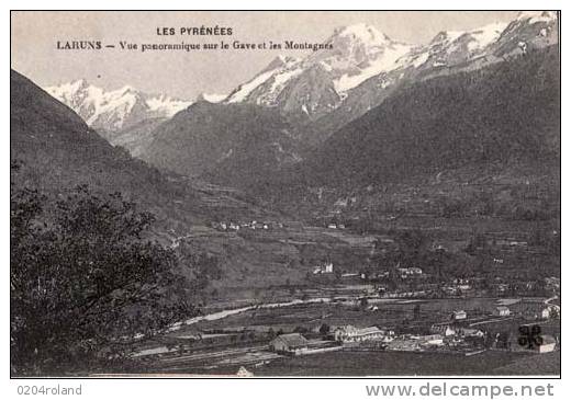 Laruns - Vue Panoramique Sur Le Gave Et Les Montagnes - Laruns