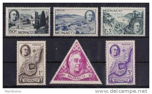 MONACO 1946 N 295 . 300 Neuf X X Serie Compl. - Ungebraucht