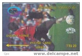# TRINIDAD_TOBAGO 3 Dwight Yorke - Series 2 $20 Gpt   -sport,football- Tres Bon Etat - Trinité & Tobago