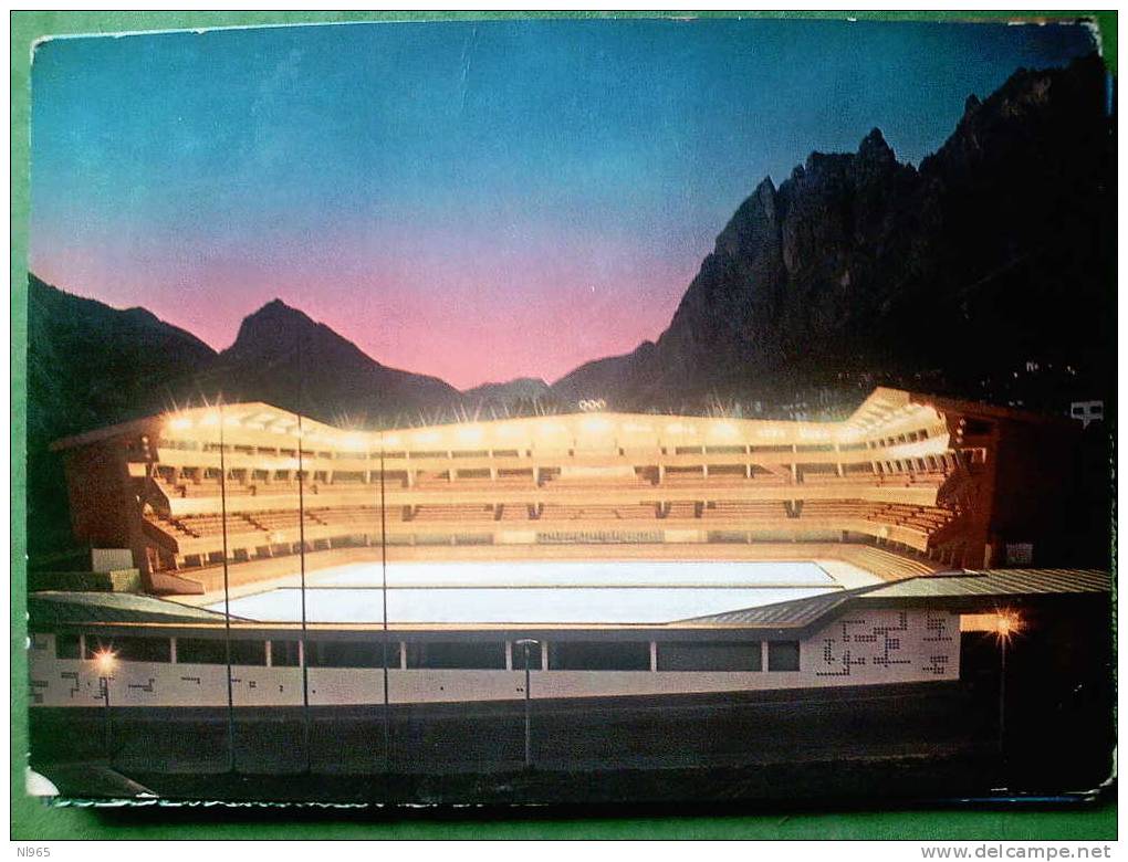 ITALIA - ITALY - VENETO - CORTINA  D' AMPEZZO ( BELLUNO ) STADIO OLIMPICO DEL GHIACCIO - NOTTURNO - Altri & Non Classificati