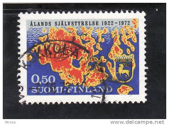 8854 - Finlande 1972 - Yv.no.669 Oblitere - Gebraucht