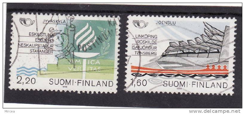 Finlande 1986 - Yv.no.960/1 Obliteres,serie Complete(d) - Gebraucht