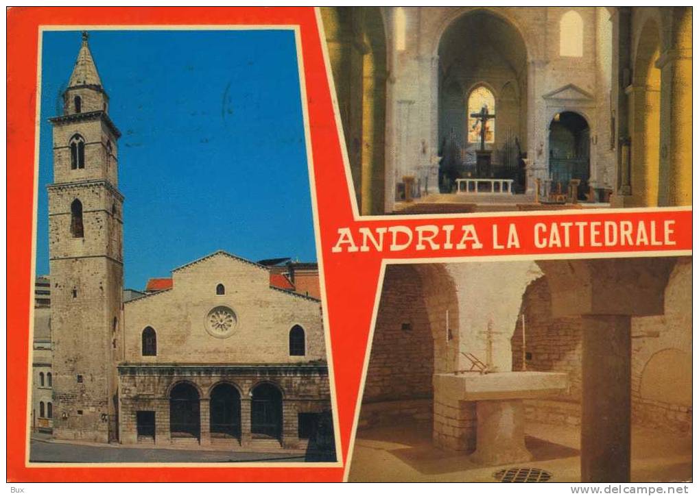 ANDRIA   BARI PUGLIA    VIAGGIATA COME DA FOTO - Andria