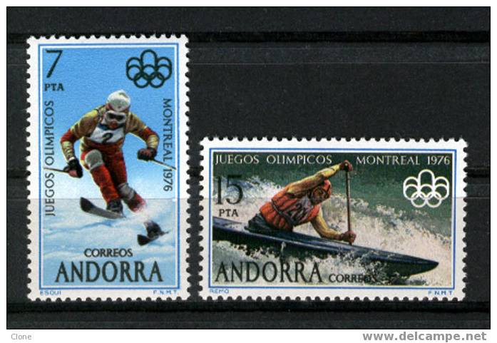 Andorre Espagnol - 96/97** (YT) - XXIème Jeux Olympiques De Montréal. - Ete 1976: Montréal