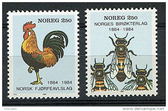 Norvège ** N° 864 / 865 - An. D´ Associations - Nuevos