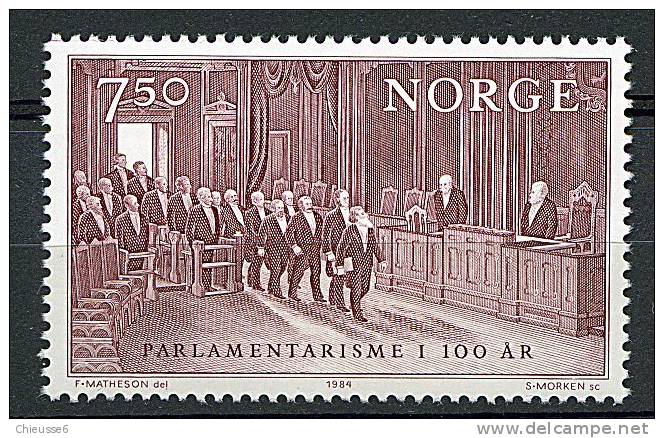 Norvège ** N° 869 - Cent. Du Parlementarisme- - Unused Stamps