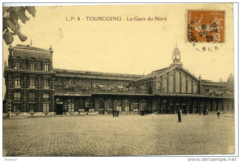 59 - CPA Tourcoing - La Gare Du Nord - Tourcoing