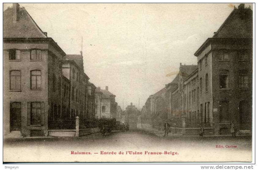 59 - CPA Raismes - Entrée De L'Usine Franco-Belge - Raismes