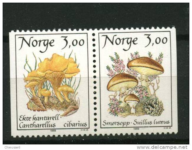 Norvège ** N° 966a - Champignons - Unused Stamps