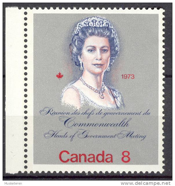 Canada 1973 Mi. 529 Queen Elizabeth II Margin MNH - Neufs