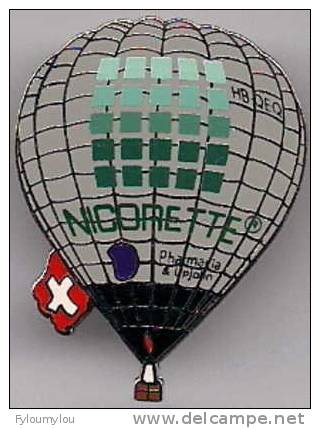 MONTGOLFIERE - Très Beau - Nicorette Motif Montgolfière - Airships