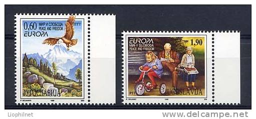 YOUGOSLAVIE 1995, EUROPA, 2 Valeurs, Neufs. R083 - 1995