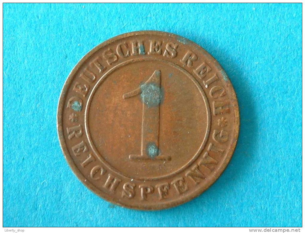 2 REICHSPFENNIG 1935 G /  KM 37 ! - 1 Rentenpfennig & 1 Reichspfennig