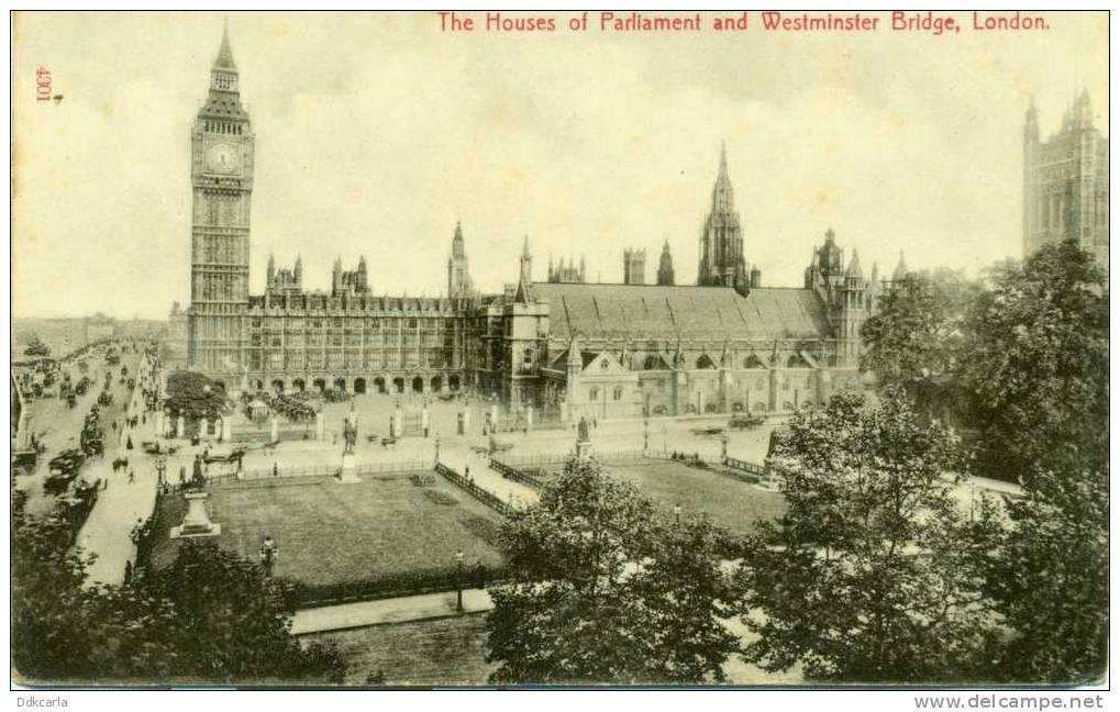 London - The Houses Of Parliament And Westminster Bridge - Houses Of Parliament