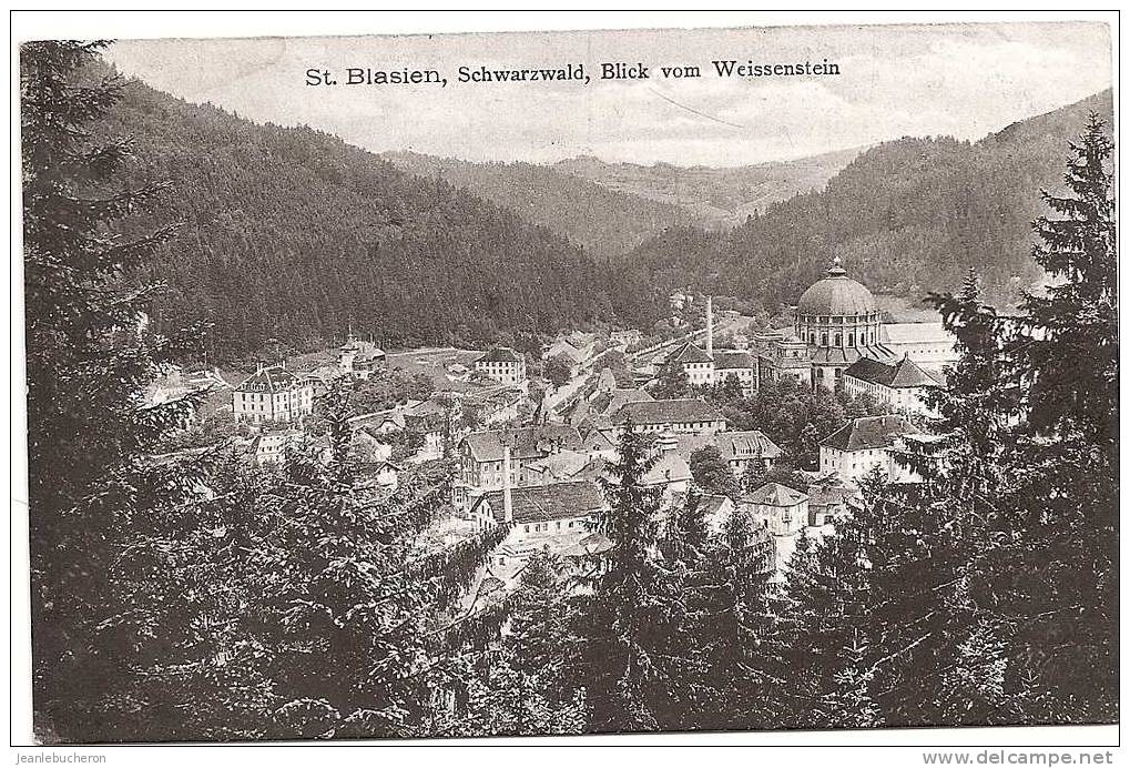 C  .P. A   (   SAINT - BLASIEN  " Schwarzwald  , Blick"   Beau Plan  ) - St. Blasien