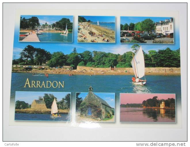 LOT 378 -1- Carte Postale Sur Arradon  Multivues - Arradon