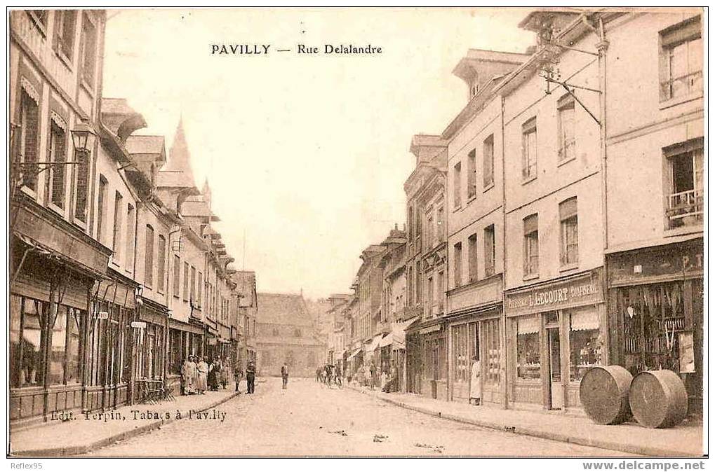 PAVILLY - Rue Delalandre. - Pavilly
