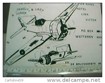 CB STATION BELGIE AERE OCACCIA GUERRA 45 HURRICANE  E ZERO VB1980 BY28424 - CB