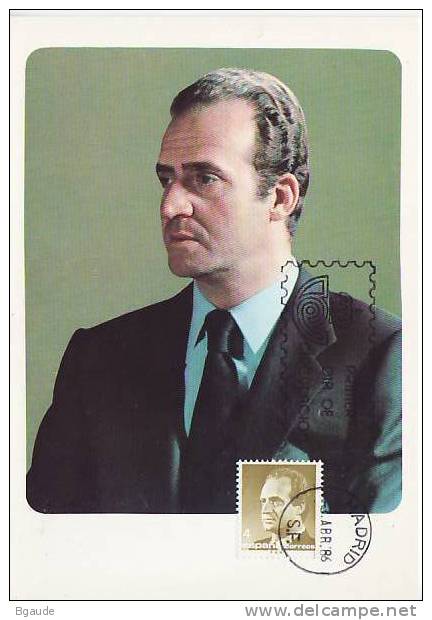 ESPAGNE Carte Maximum Num-Yvert 2458 JUAN CARLOS - Tarjetas Máxima