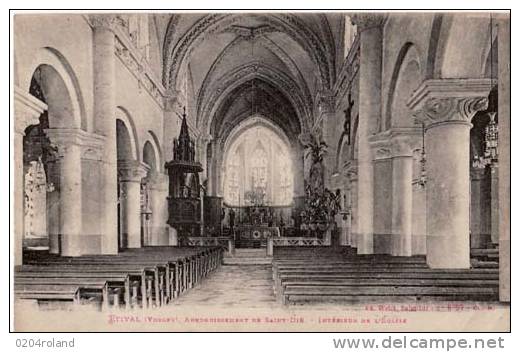 Etiva - Intérieur De L'Eglise - Etival Clairefontaine