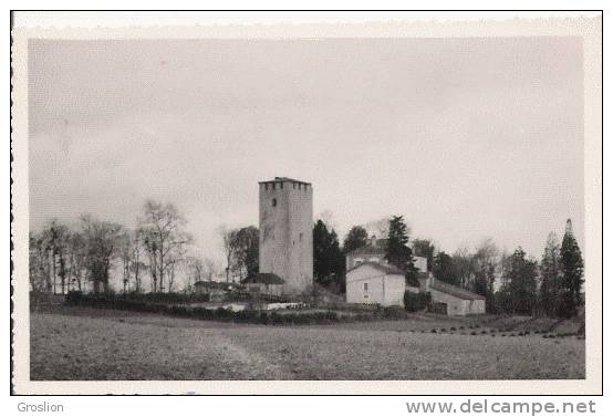 BRETAGNE D'ARMAGNAC CP PHOTO LE CHATEAU DE LA MOTHE ET SA TOUR - Autres & Non Classés