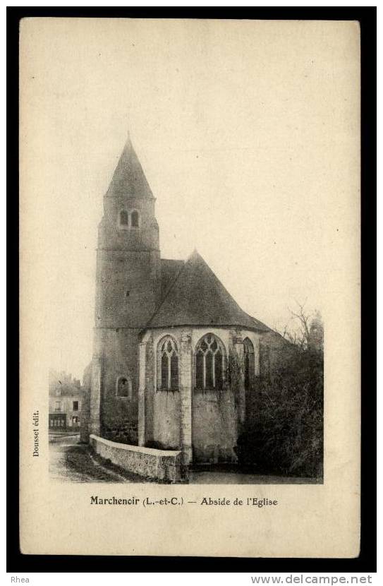 41 Marchenoir Eglise Abside D41D K41123K C41123C RH069302 - Marchenoir