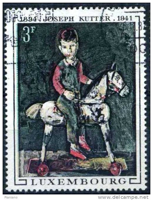 PIA - LUSSEMBURGO - 1969 :  75° Della Nascita Del Pittore Joseph Kutter - (Yv  741) - Used Stamps