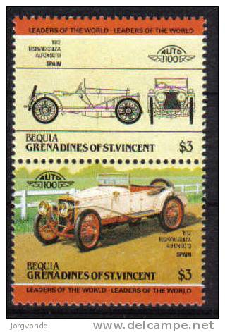 Bequia-1984-Autos II (80-81) Postfrisch - St.Vincent (1979-...)