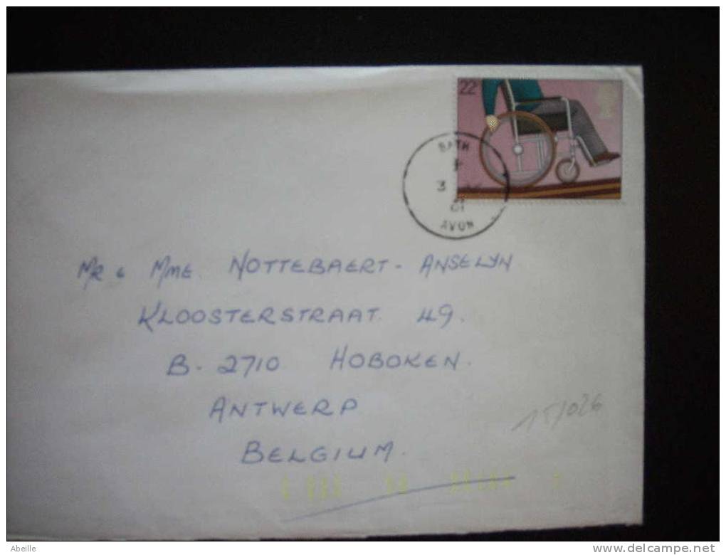 15.026  LETTRE  G.B. - Behinderungen