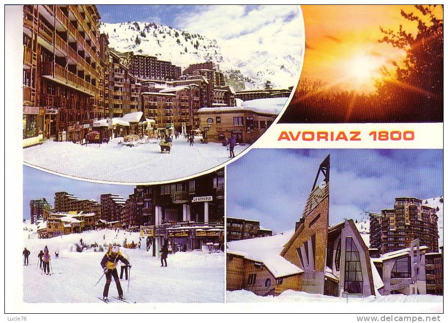 AVORIAZ   1800  - 4 Vues - N°  E 6514 - Avoriaz