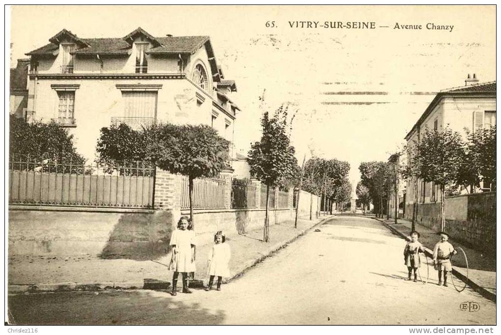 94 VITRY SUR SEINE Avenue Chanzy  Animation  Superbe - Vitry Sur Seine